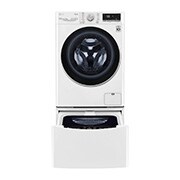 LG TWINWash™ 雙能洗 (蒸洗脫)｜13公斤+2公斤洗衣容量 (冰瓷白), TW13CPT