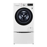 LG TWINWash™ 雙能洗 (蒸洗脫烘)｜13公斤+2公斤洗衣容量 (冰瓷白), TW13DPT