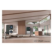 LG WashTower™ AI智控洗乾衣機 Objet Collection<sup>®</sup>｜ 洗衣19公斤+乾衣16公斤, WD-S1916JGB