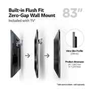 LG G3 OLED 83" TV & GX Soundbar, OLED83G36LA.GX