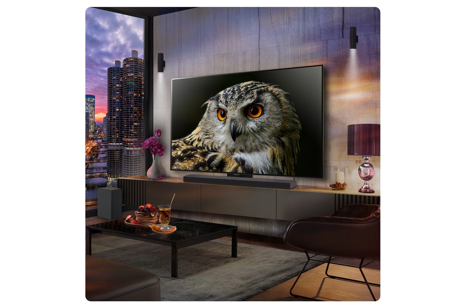 LG Soundbar for TV with Dolby Atmos 3.1.3 channel USC9S 2024, USC9S