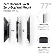 LG World’s First True Wireless TV 77 inch LG OLED evo AI M4 with 4K 144Hz Video & Audio Transfer , OLED77M49LA