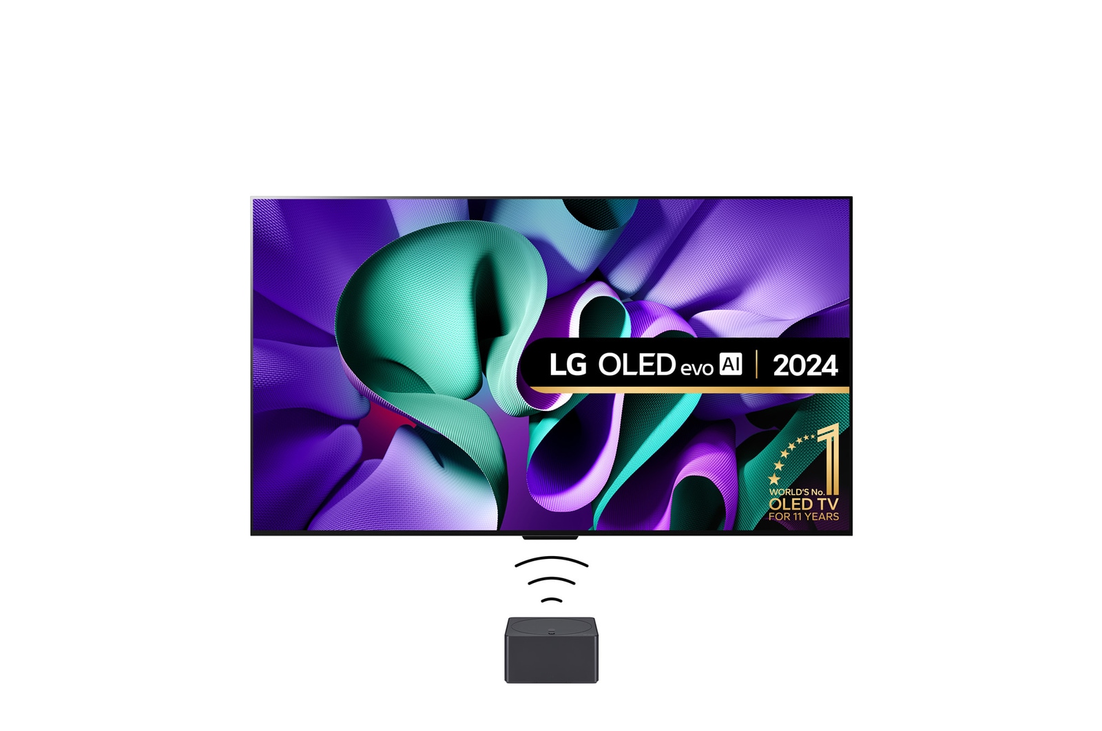 LG World’s First True Wireless TV 77 inch LG OLED evo AI M4 with 4K 144Hz Video & Audio Transfer , OLED77M49LA