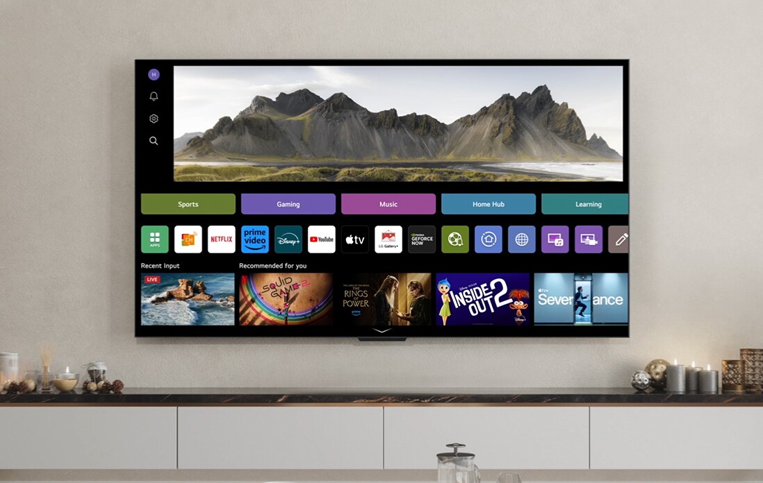 LG Gallery+ introduction . The GUI and its many features are showcased. 