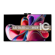 Front view of LG OLED G3 65&#34; TV &amp; VC23GA Smart Camera OLED65G36LA.VC23GA