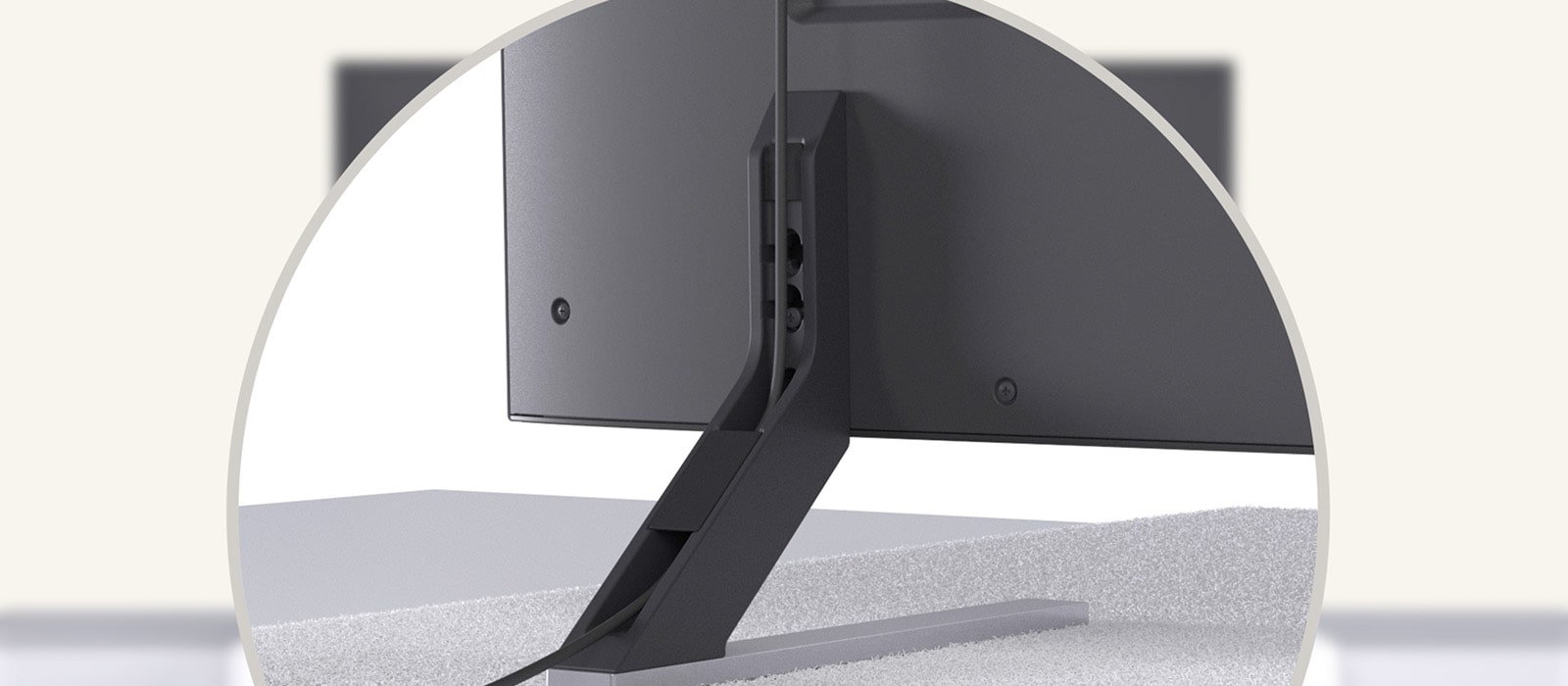 Step-by-step video guide to set up the LG QNED evo AI QNED85 MiniLED 4K Smart TV in the standard position with the supplied stand.