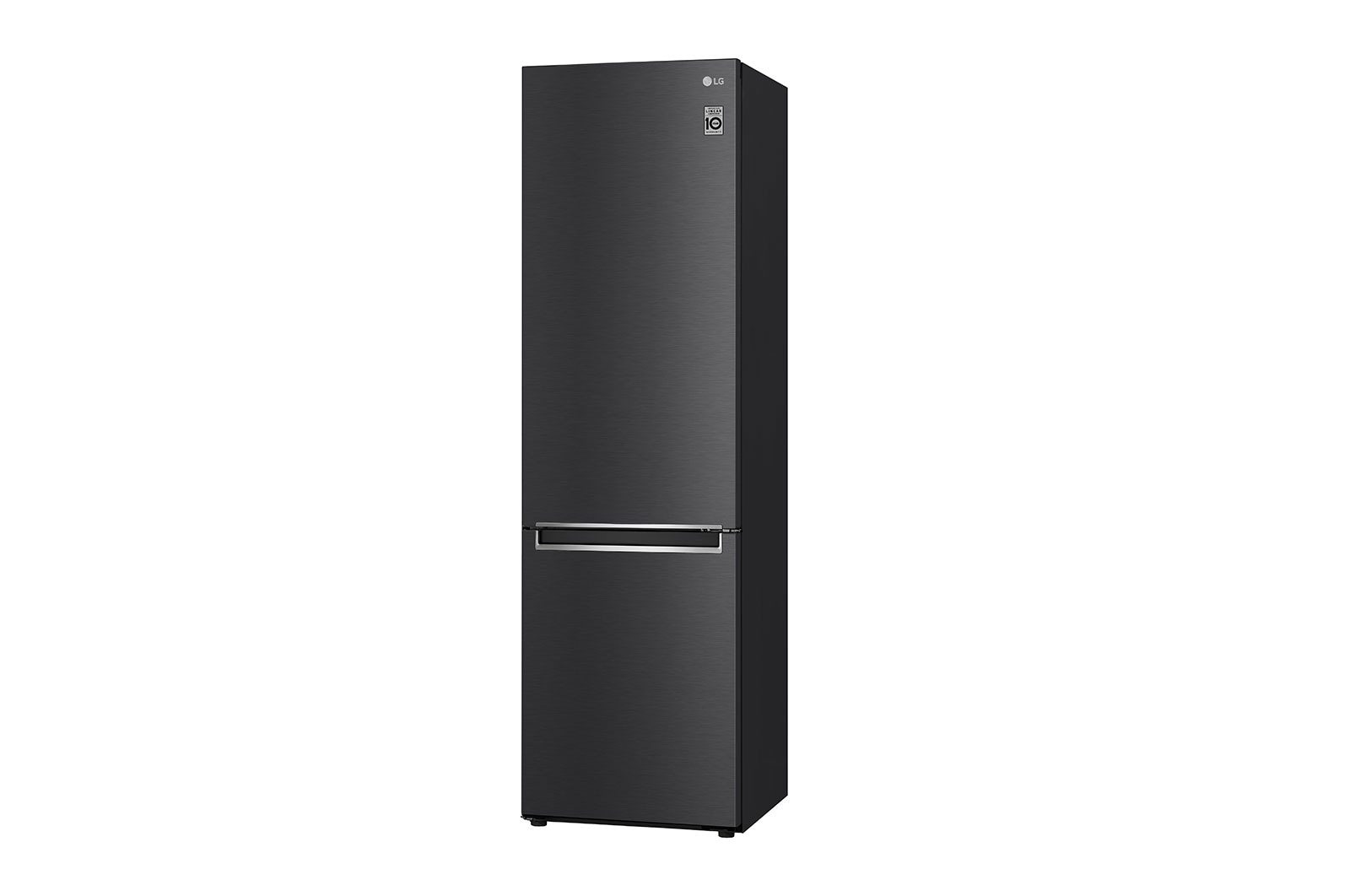 LG 384L Tall Fridge Freezer Matte Black Total No Frost, GBB72MCVBN