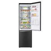 LG 384L Tall Fridge Freezer Matte Black Total No Frost, GBB72MCVBN