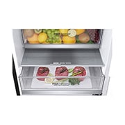 LG 384L Tall Fridge Freezer Matte Black Total No Frost, GBB72MCVBN