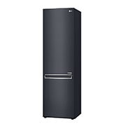 LG 384L Tall Fridge Freezer Matte Black Total No Frost, GBB92MCBAP
