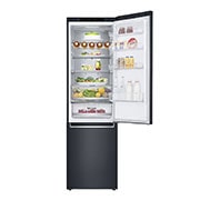 LG 384L Tall Fridge Freezer Matte Black Total No Frost, GBB92MCBAP