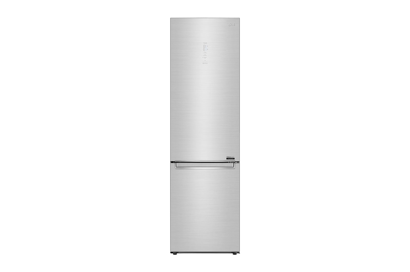 Front view of 384L Tall Fridge Freezer Stainless Steel Total No Frost(GBB92STACP)