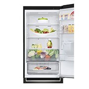 LG 340L Fridge Freezer Water Dispenser, Black Steel, GBF61BLHEN