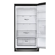 LG 340L Fridge Freezer Water Dispenser, Black Steel, GBF61BLHEN