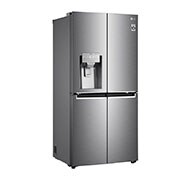 LG 506L Multi Door Fridge Freezer Water & Ice Dispenser, Shiny Steel, GML844PZ6F