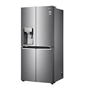 LG 506L Multi Door Fridge Freezer Water & Ice Dispenser, Shiny Steel, GML844PZ6F