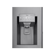 LG 506L Multi Door Fridge Freezer Water & Ice Dispenser, Shiny Steel, GML844PZ6F