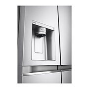 LG 635L American Style Fridge Freezer Water & Ice Dispenser, Stainless Steel, GSJV90BSAE