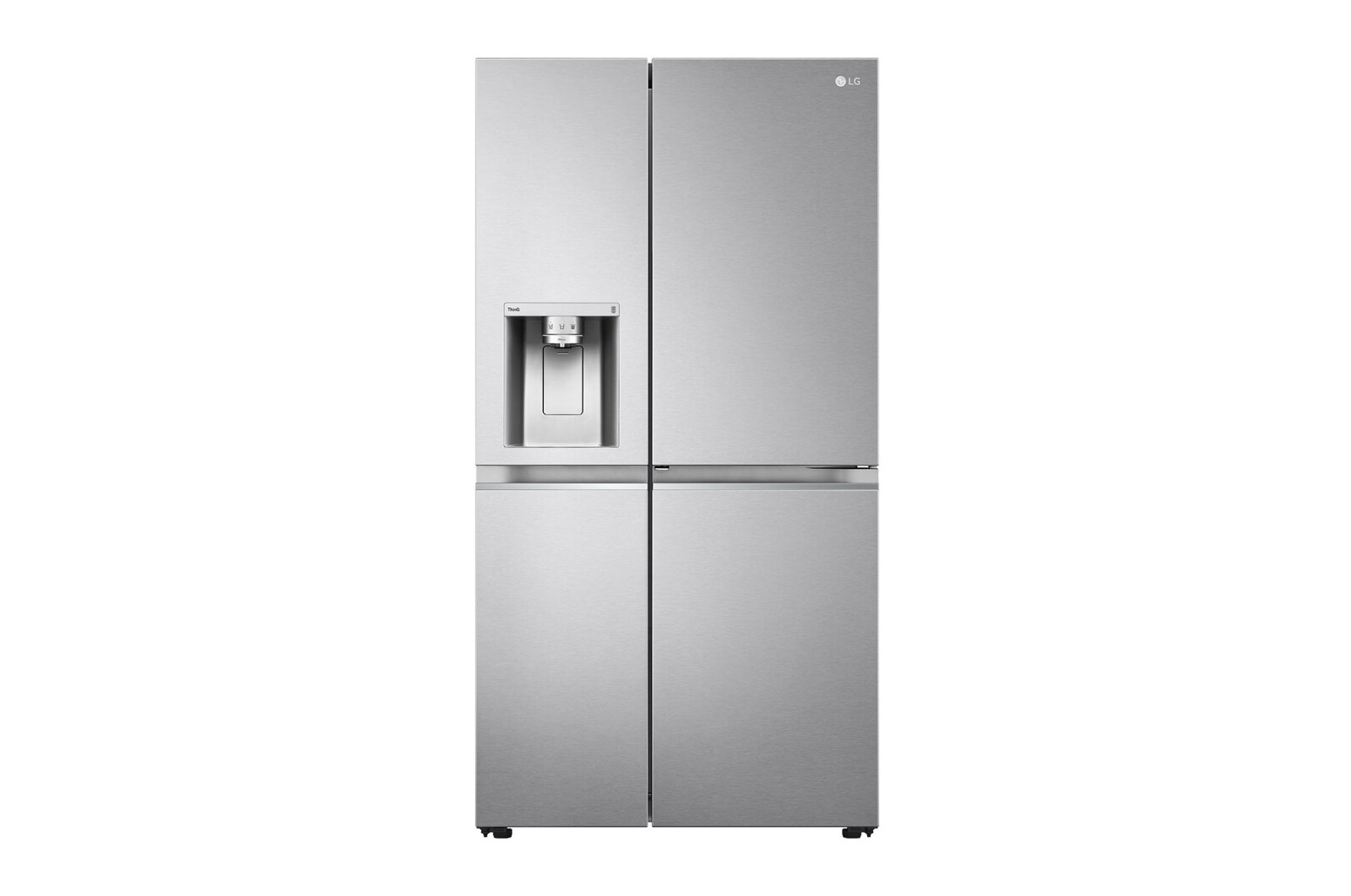LG 635L American Style Fridge Freezer Water & Ice Dispenser, Stainless Steel, GSJV90BSAE