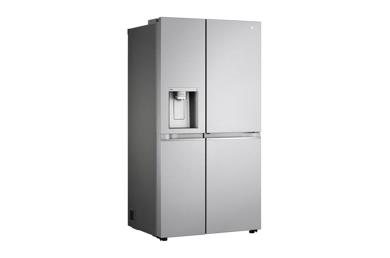 LG 635L American Style Fridge Freezer Water & Ice Dispenser, Stainless Steel, GSJV90BSAE