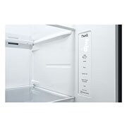 LG 635L American Style Fridge Freezer Water & Ice Dispenser, Matte Black, GSLV70MCTF