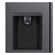 LG 635L American Style Fridge Freezer Water & Ice Dispenser, Matte Black, GSLV70MCTF