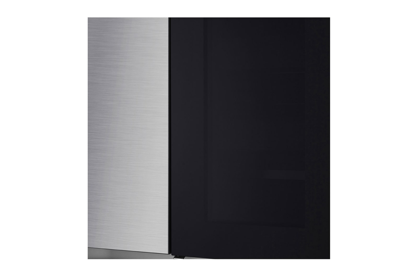 LG 655L InstaView™ American Style Fridge Freezer Shiny Steel Total No Frost, GSQV90PZAE