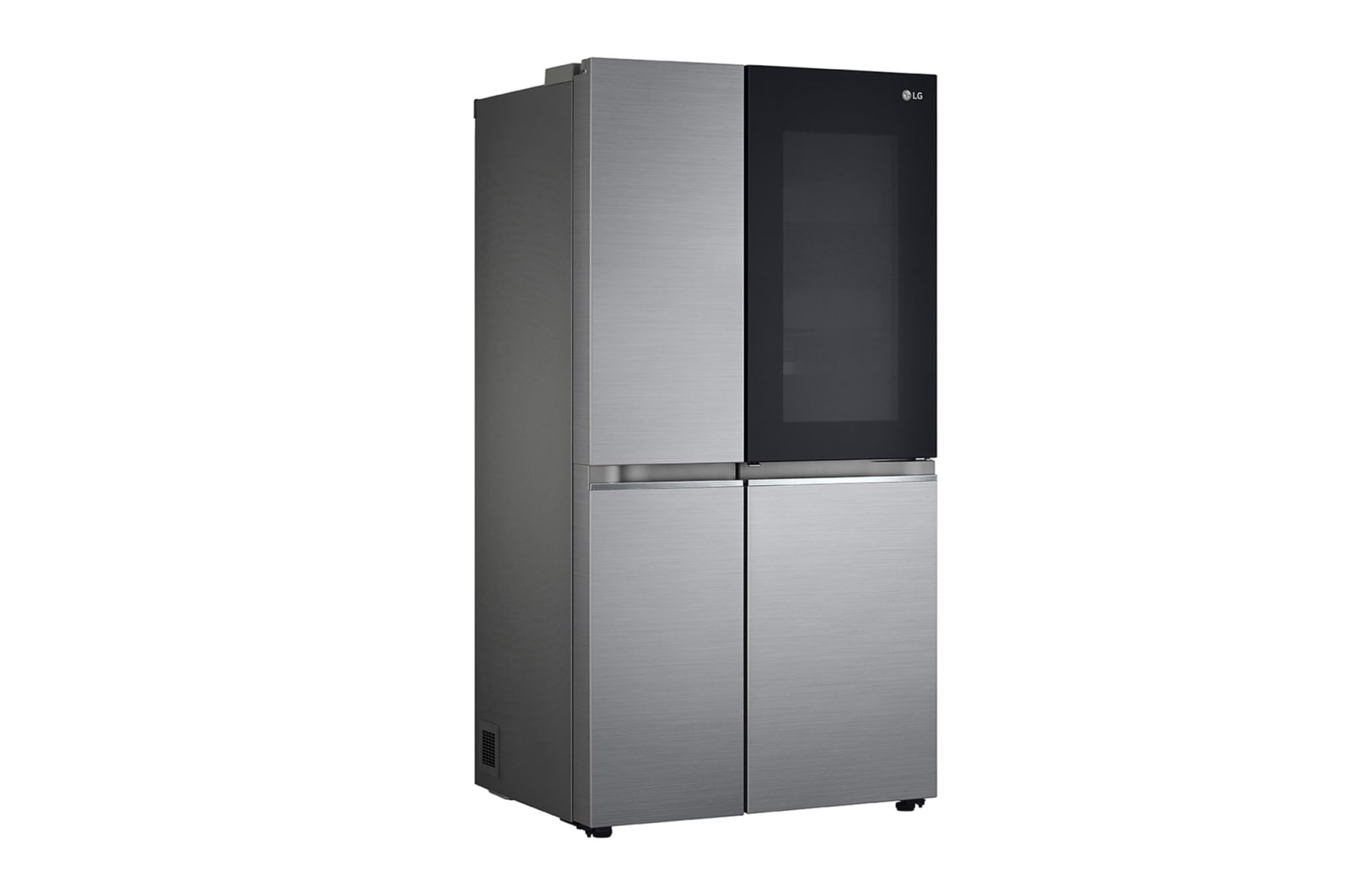 LG 655L InstaView™ American Style Fridge Freezer Shiny Steel Total No Frost, GSQV90PZAE