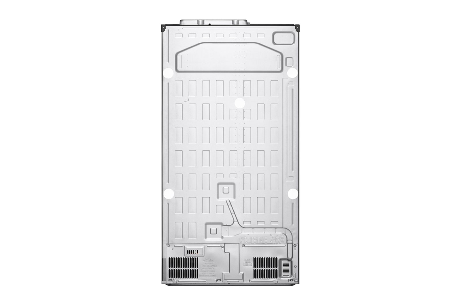 LG 655L InstaView™ American Style Fridge Freezer Shiny Steel Total No Frost, GSQV90PZAE