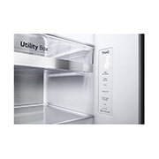 LG 635L InstaView™ American Style Fridge Freezer Stainless Steel Total No Frost, GSXV91BSAE