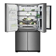 LG InstaView Door-in-Door | LSR100 | Multi-Door Fridge Freezer | 643L | WiFi Connected | Stainless Steel, LSR100