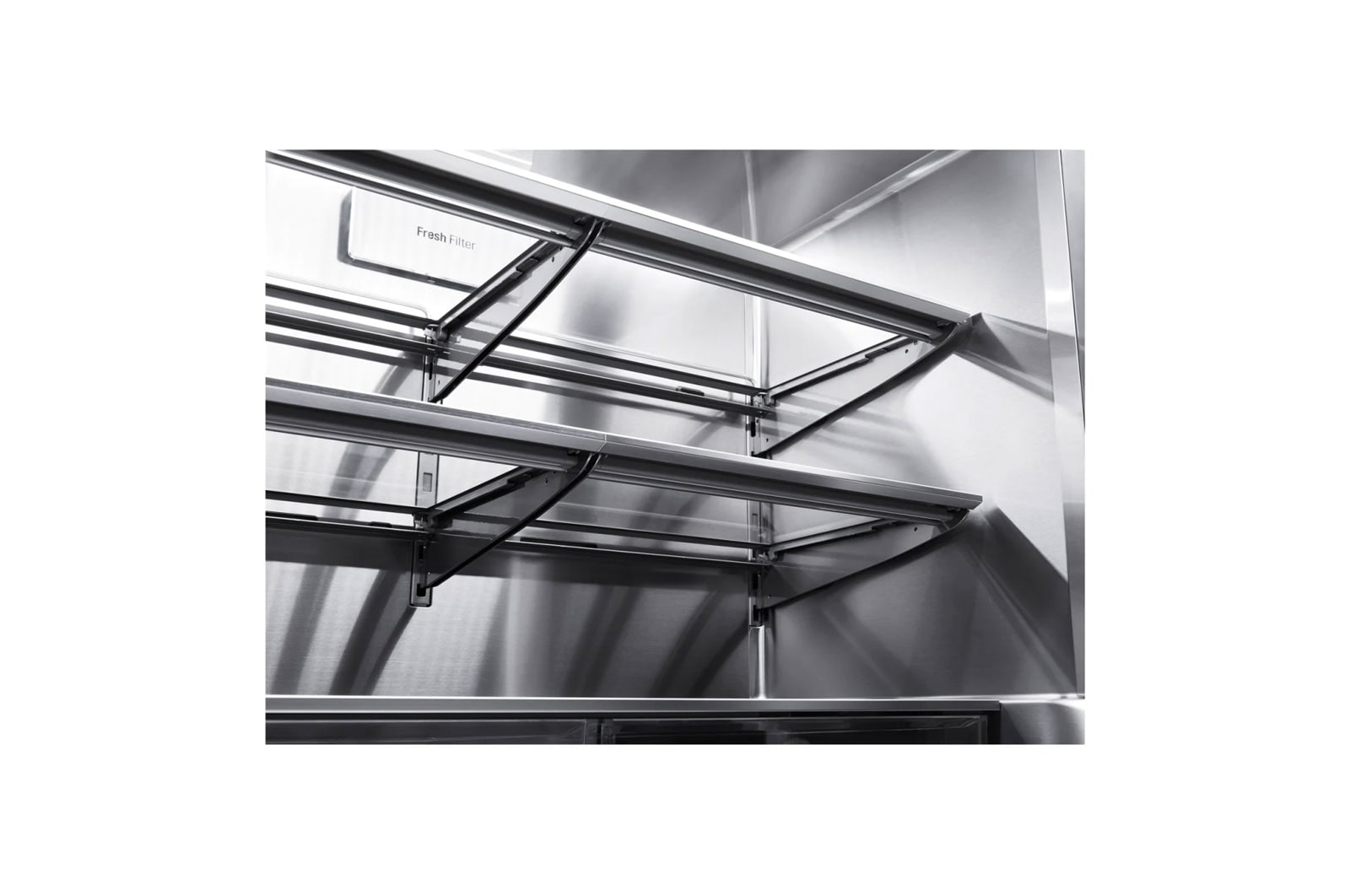 LG 643L InstaView™ Multi Door Fridge Freezer Stainless Steel Total No Frost, LSR100