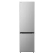 Front view of 387L Tall Fridge Freezer Prime Silver - gbv3200cpy
