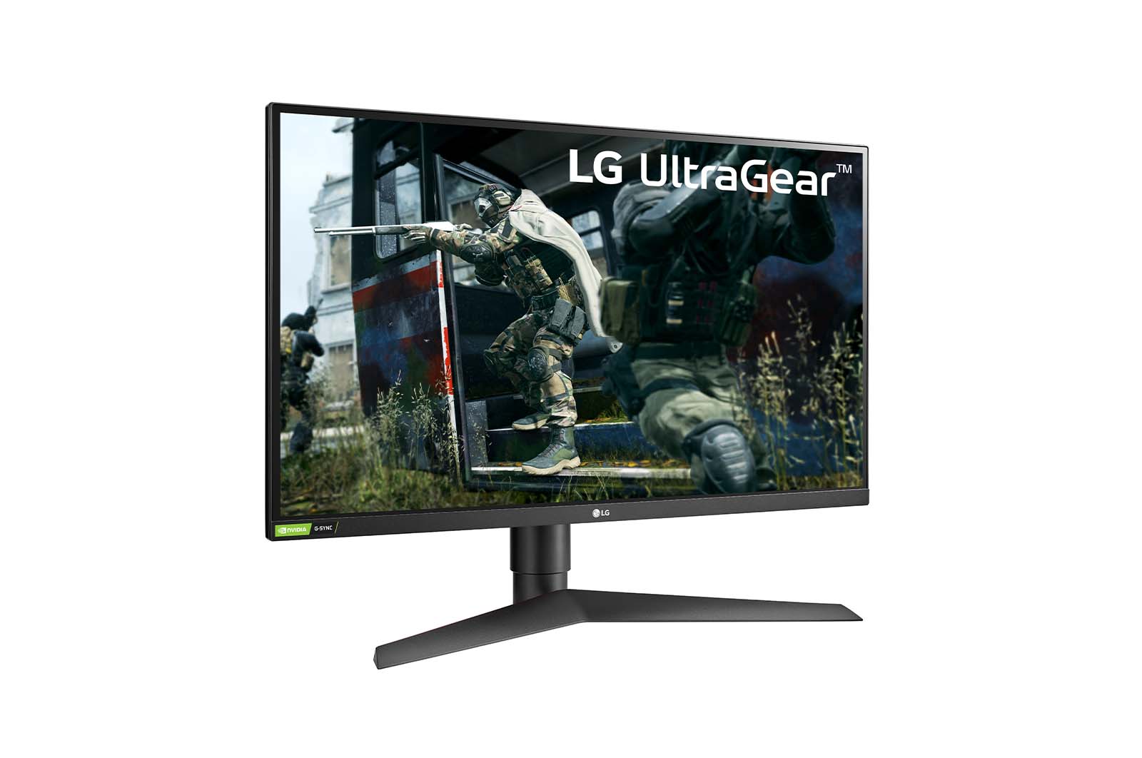 LG 27" Class UltraGear™ QHD144Hz IPS Gaming Monitor with G-Sync® Compatible, 27GL83A-B