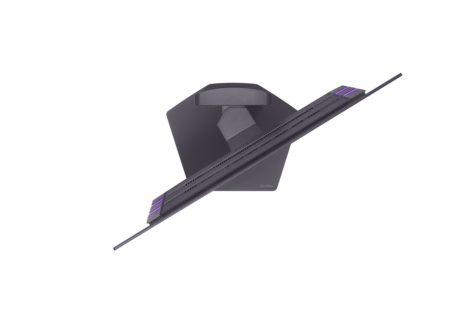 -30 degree swivel monitor top view