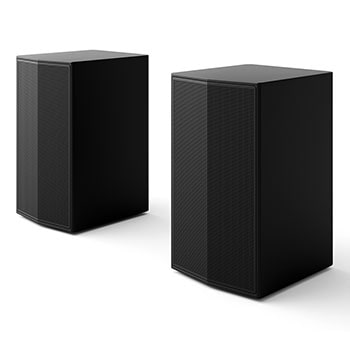 Angled view of Rear Speakers