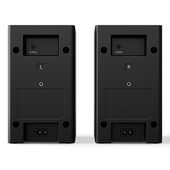 Back view of Rear Speakers