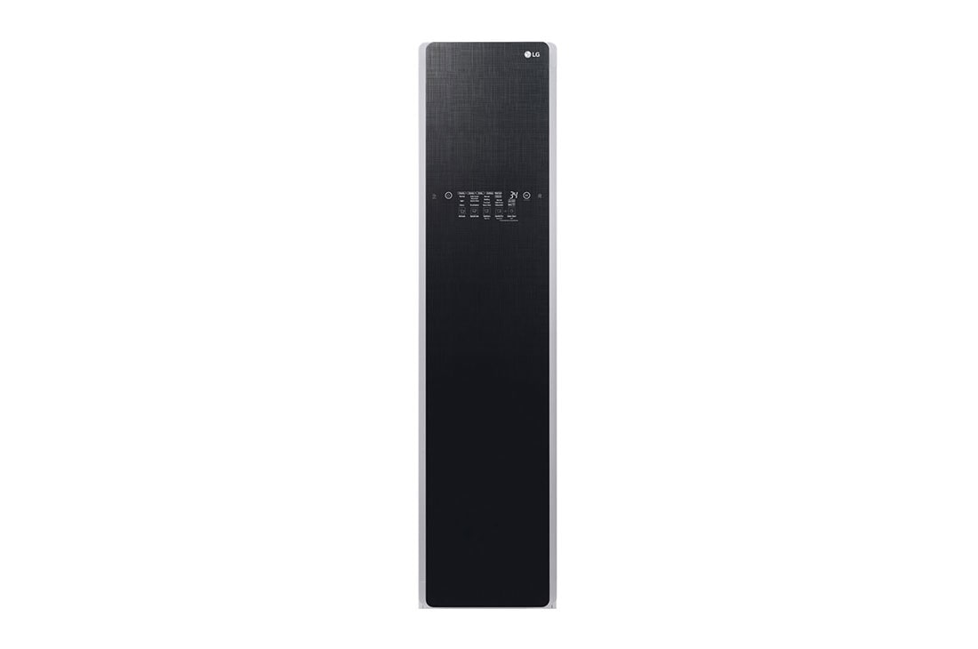 Front view of 3 Hangers Styler Steam Closet Balck (S3BF)