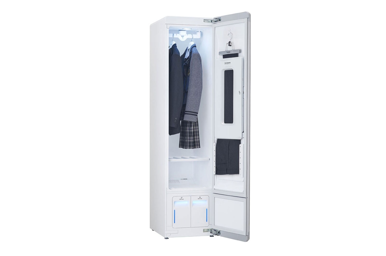 LG 3 Hangers Styler Steam Closet 20 Minutes Cycle, Black, S3BF