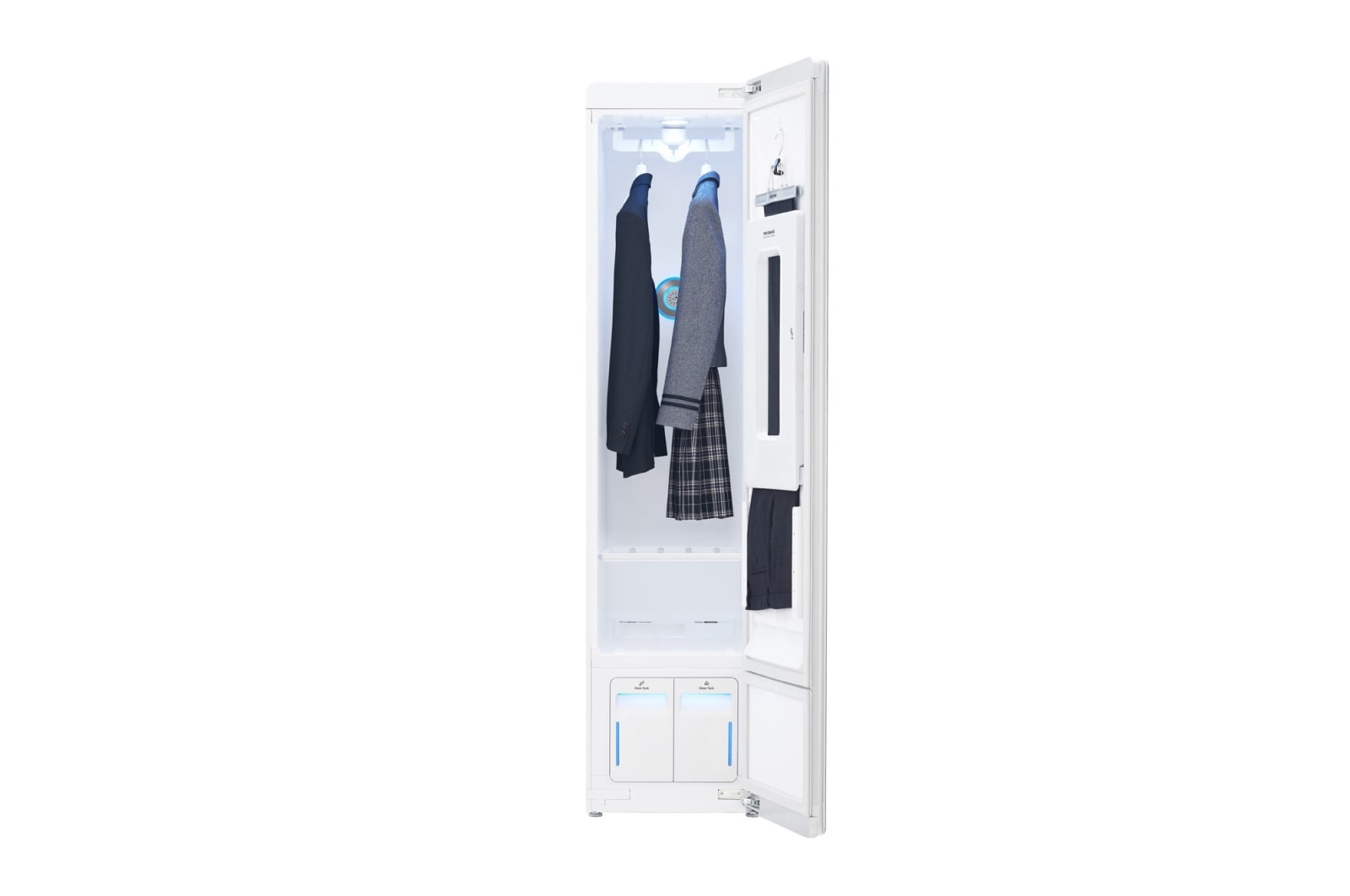 LG 3 Hangers Styler Steam Closet 20 Minutes Cycles, White, S3WF