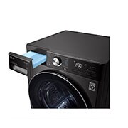 LG 9kg DUAL Inverter HeatPump Dryer Black Steel A+++, FDV1109B