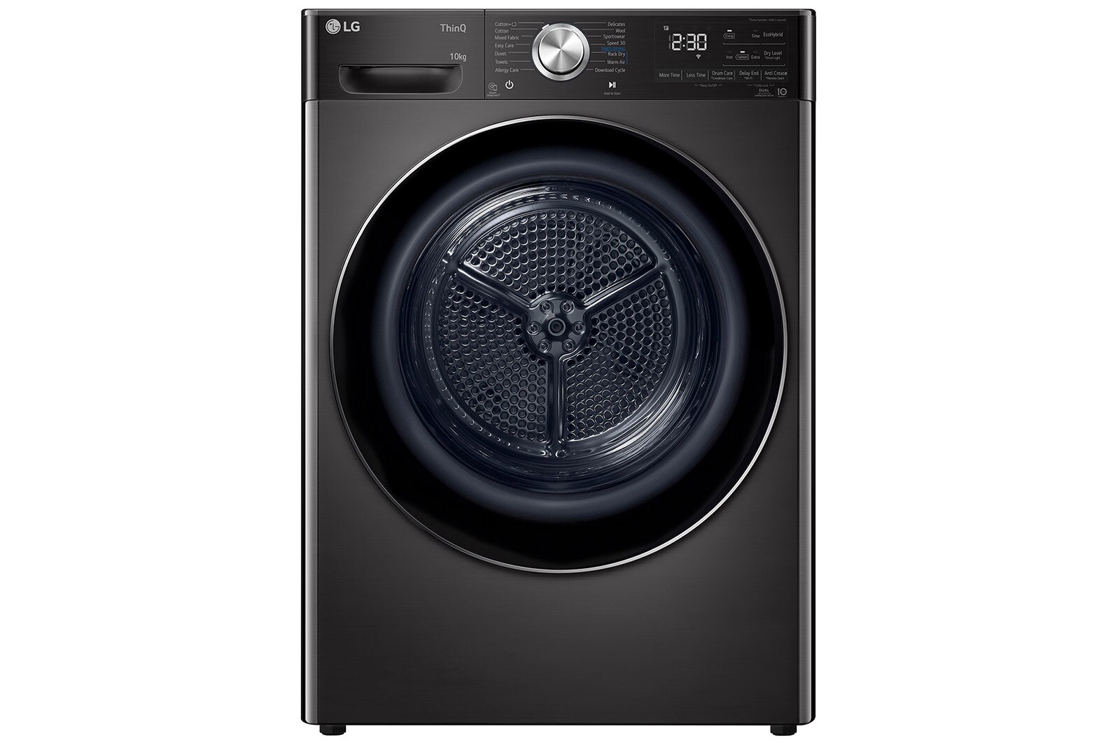 10kg Dual Heat Pump™ Tumble Dryer Black Steel - FDV1110B