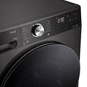 LG 10kg Dual Inverter Heat Pump™ Tumble Dryer, Black Steel, FDV1110B