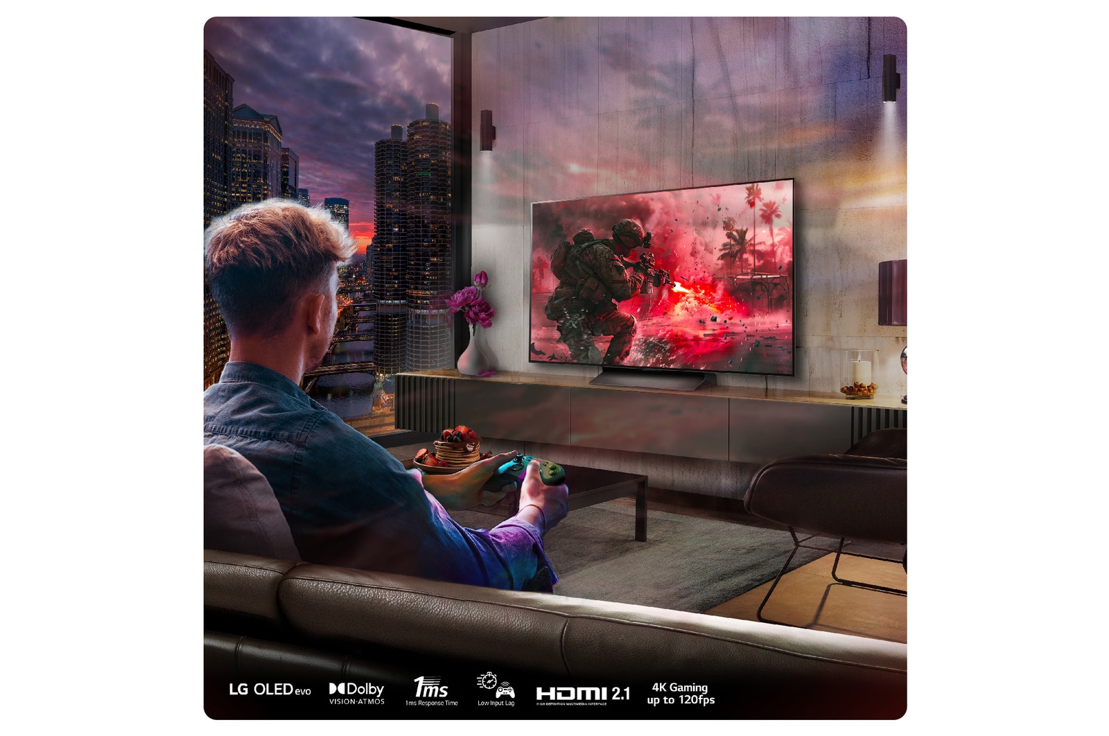 LG 48 inch LG OLED evo AI C4 4K Smart TV 2024, OLED48C45LA