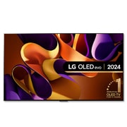 Front view of LG OLED evo OLED55G45LW TV
