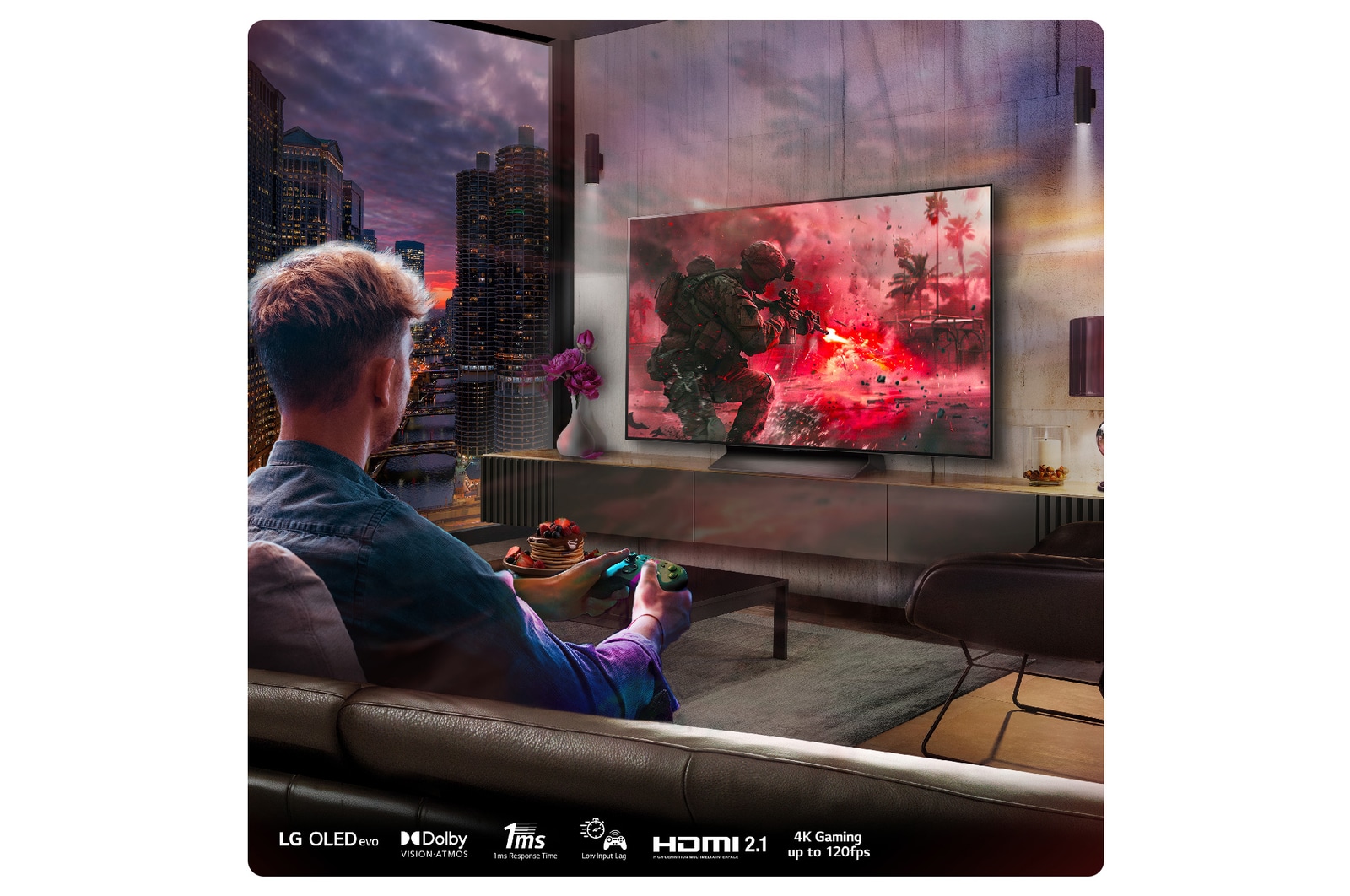 LG 65 inch LG OLED evo AI C4 4K Smart TV 2024, OLED65C45LA
