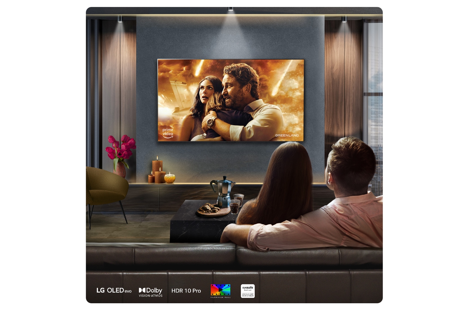 LG 65 inch LG OLED evo AI G4 4K Smart TV 2024 - Wall mount version, OLED65G45LW