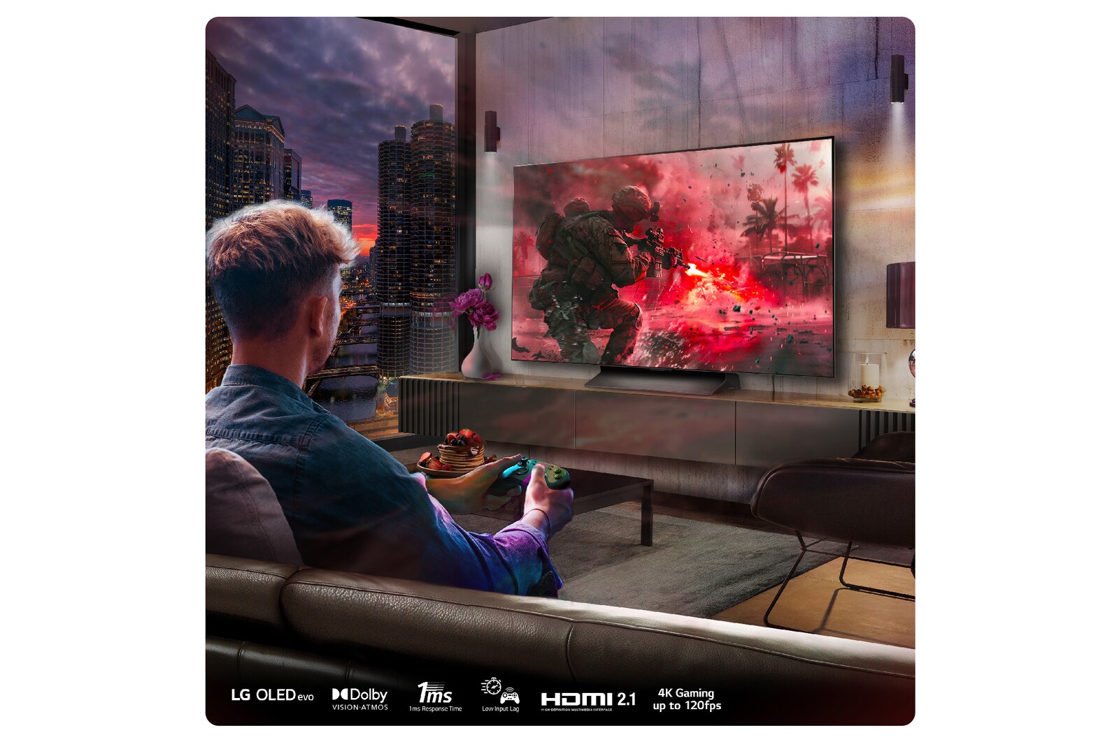 LG 77 inch LG OLED evo AI C4 4K Smart TV 2024, OLED77C45LA
