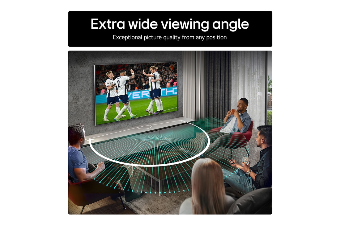 Extra wide viewing angle