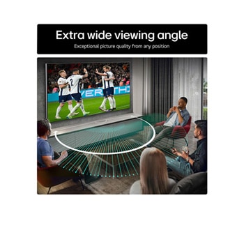 Extra wide viewing angle